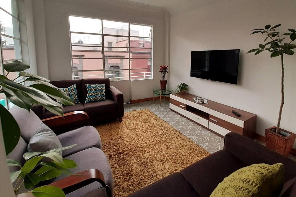 2B Acogedor Y Amplio Depto, Centro Historico Cdmx Apartment Mexico City Exterior photo